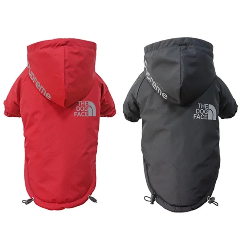WarmGuard Hooded Waterproof Dog Coat