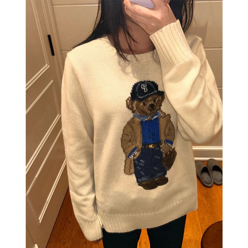 Cozy Bear Knit Sweater
