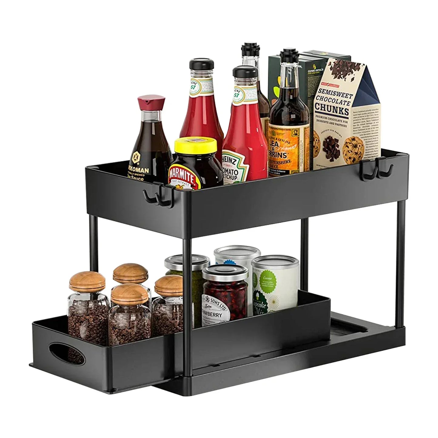 SlideClear Under Sink Storage Rack