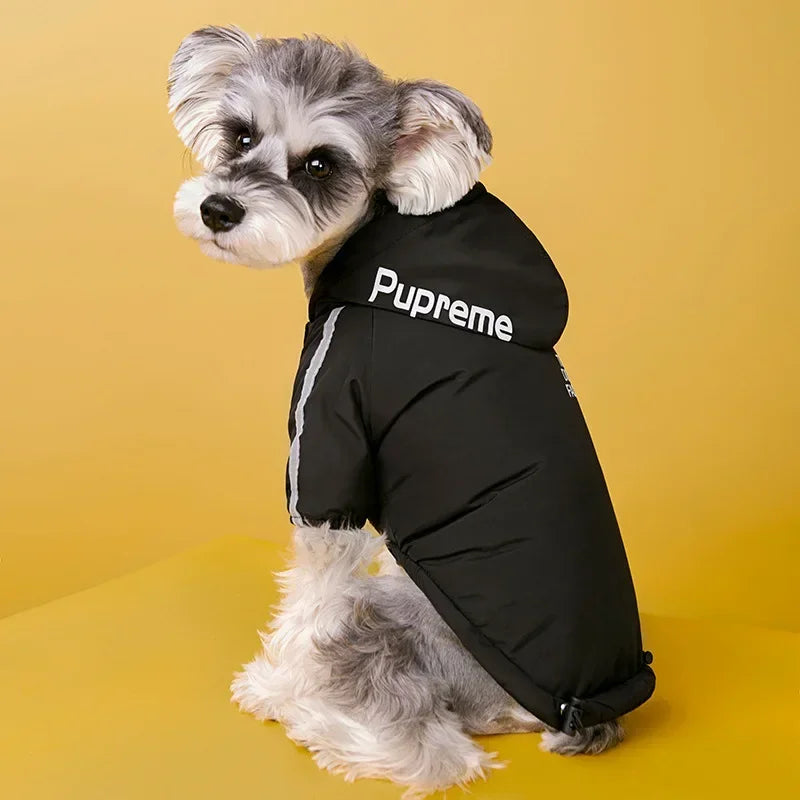 WarmGuard Hooded Waterproof Dog Coat
