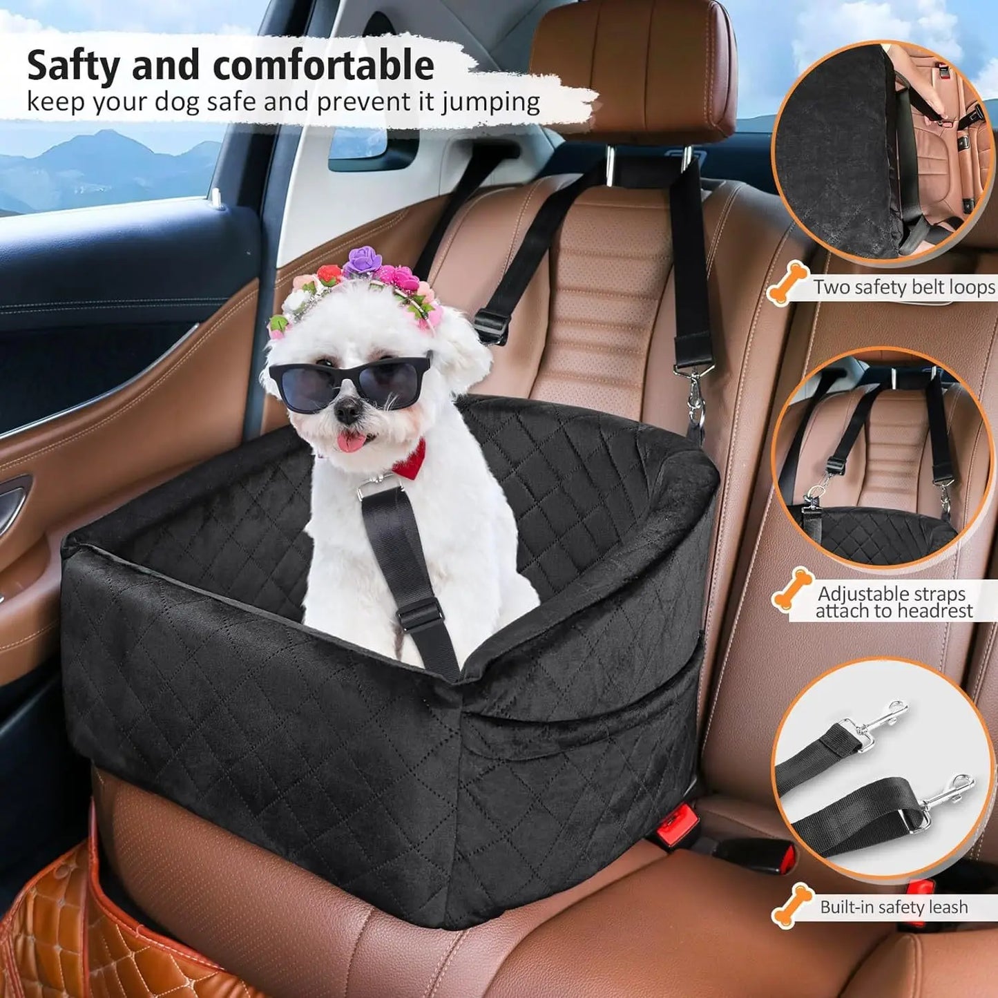 Traveler Pet Car Bed