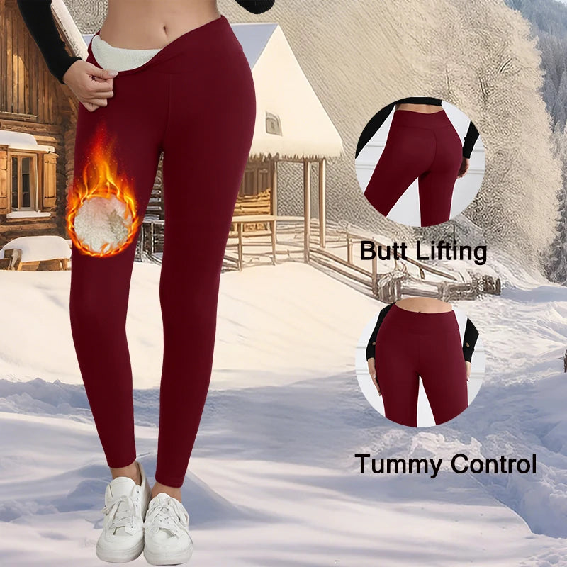 Cozy Velvet High Waist Tights