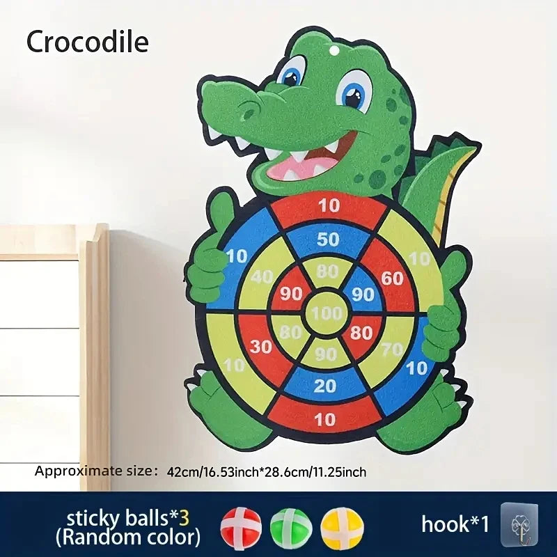 Sticky Animal Dart Board Set
