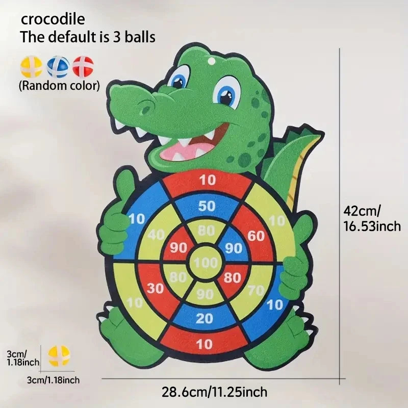 Sticky Animal Dart Board Set
