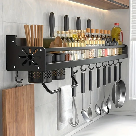 Kitchen Wall Spice & Utensil Rack