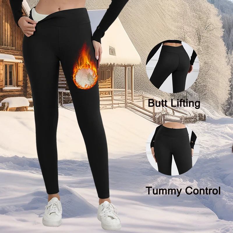 Cozy Velvet High Waist Tights