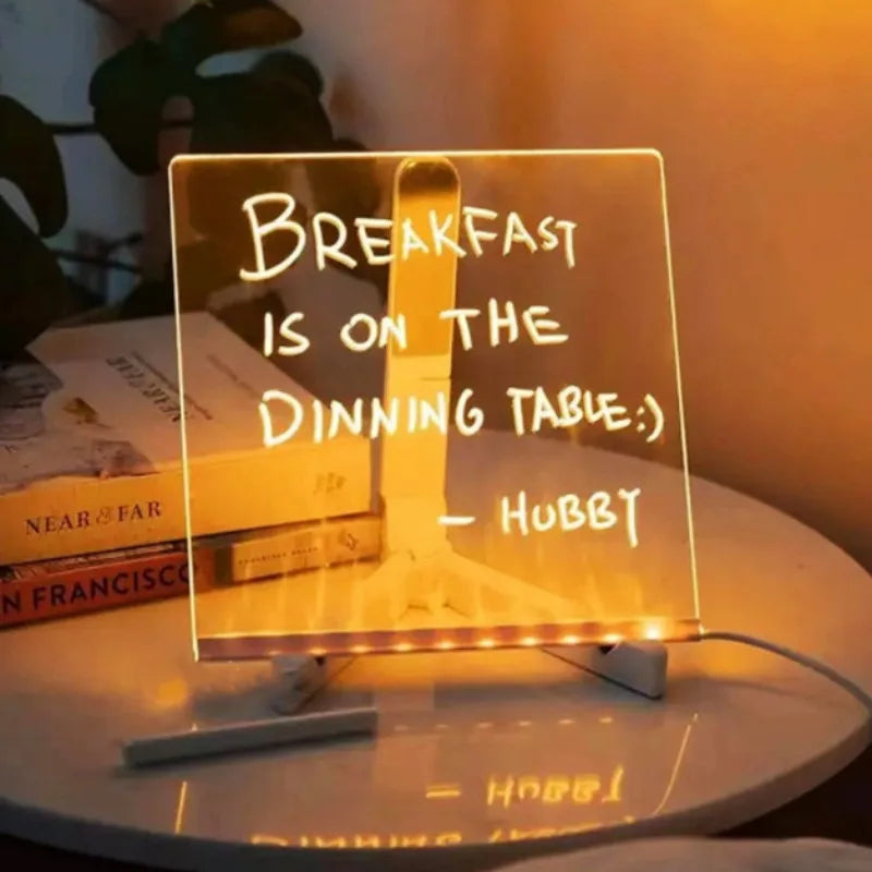 Luminous Acrylic Magic Board