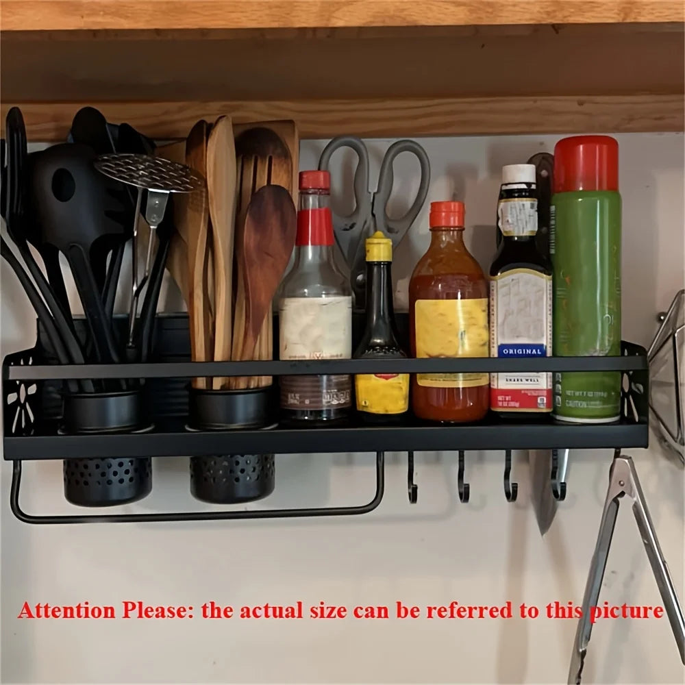 Kitchen Wall Spice & Utensil Rack