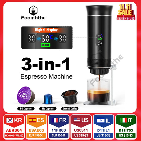 Travel-Friendly Espresso Maker