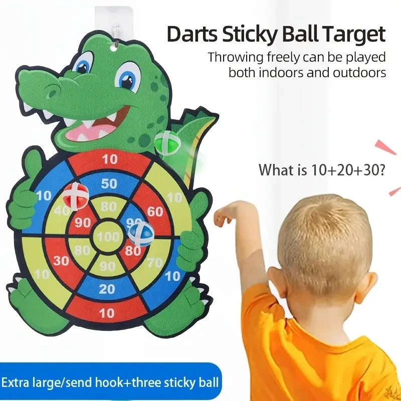Sticky Animal Dart Board Set
