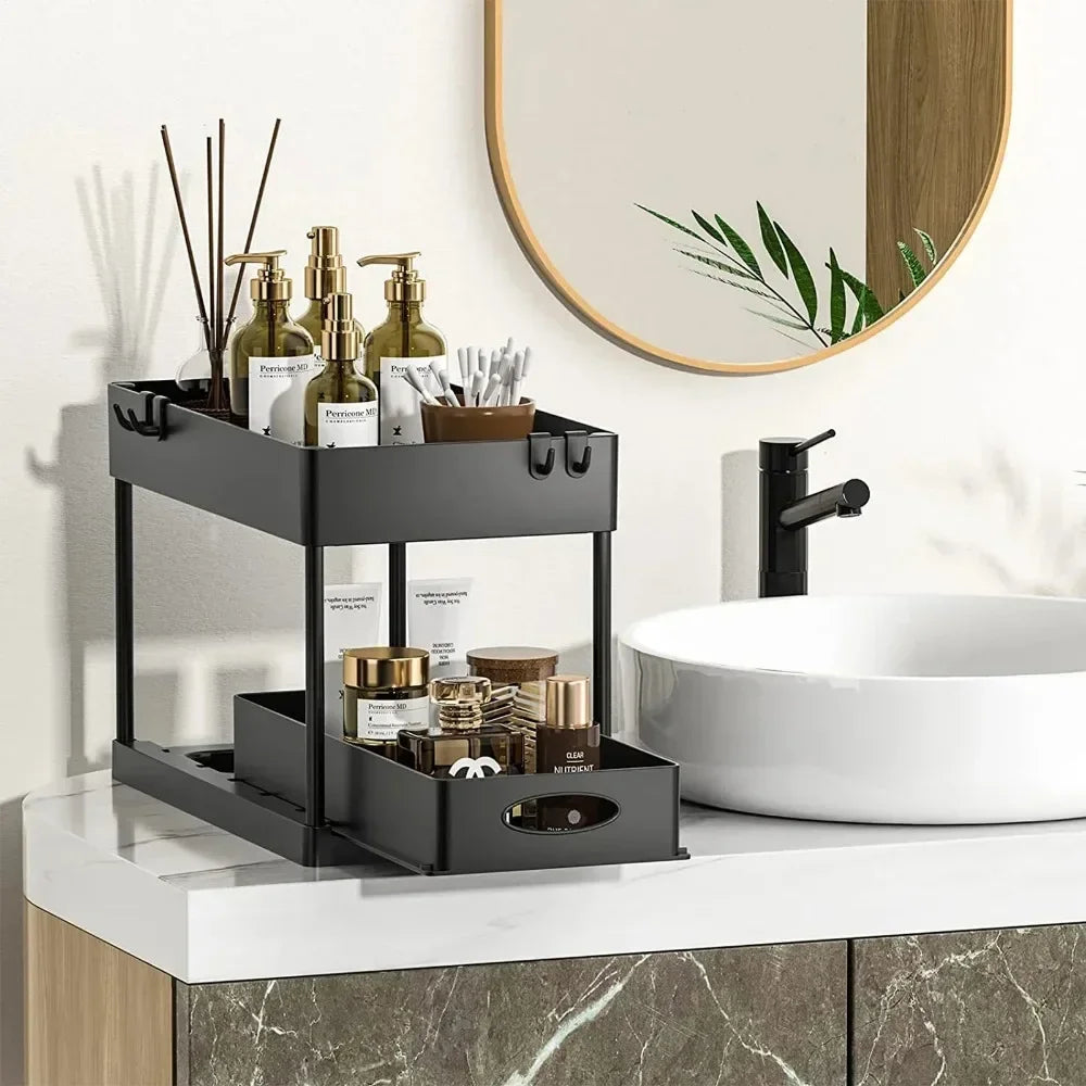 SlideClear Under Sink Storage Rack