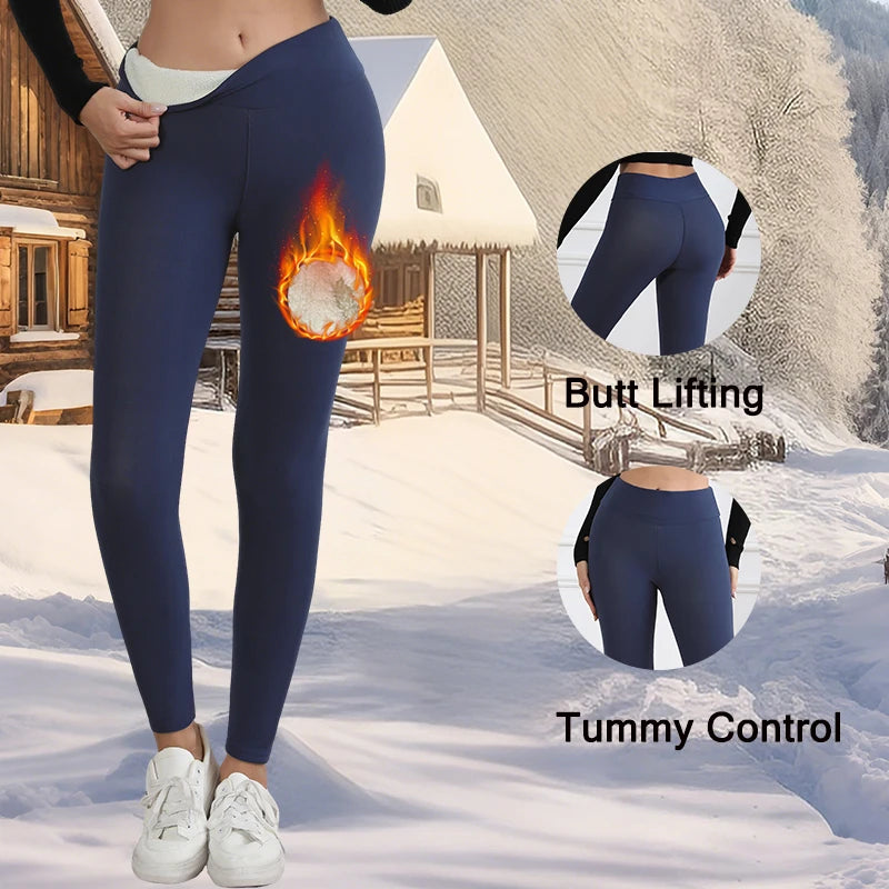 Cozy Velvet High Waist Tights