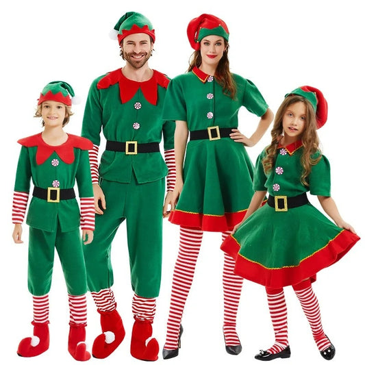Festive Family Elf Costumes