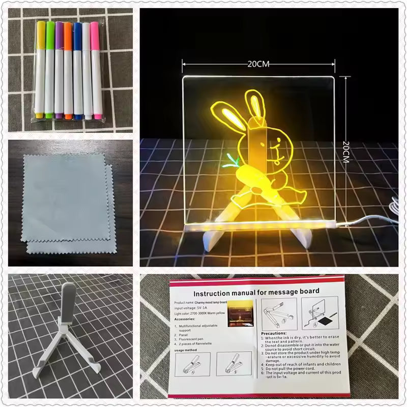 Luminous Acrylic Magic Board