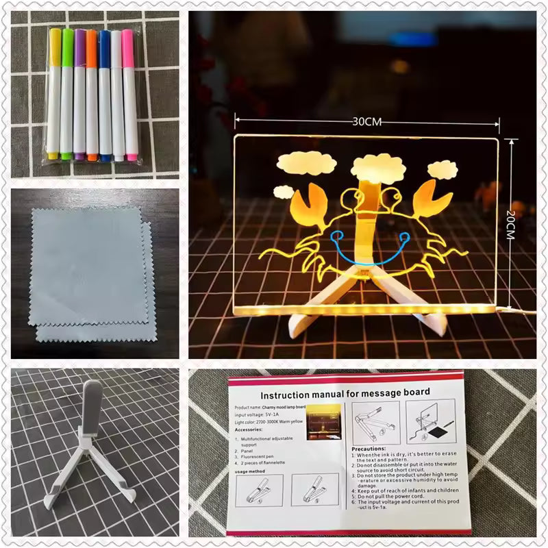 Luminous Acrylic Magic Board