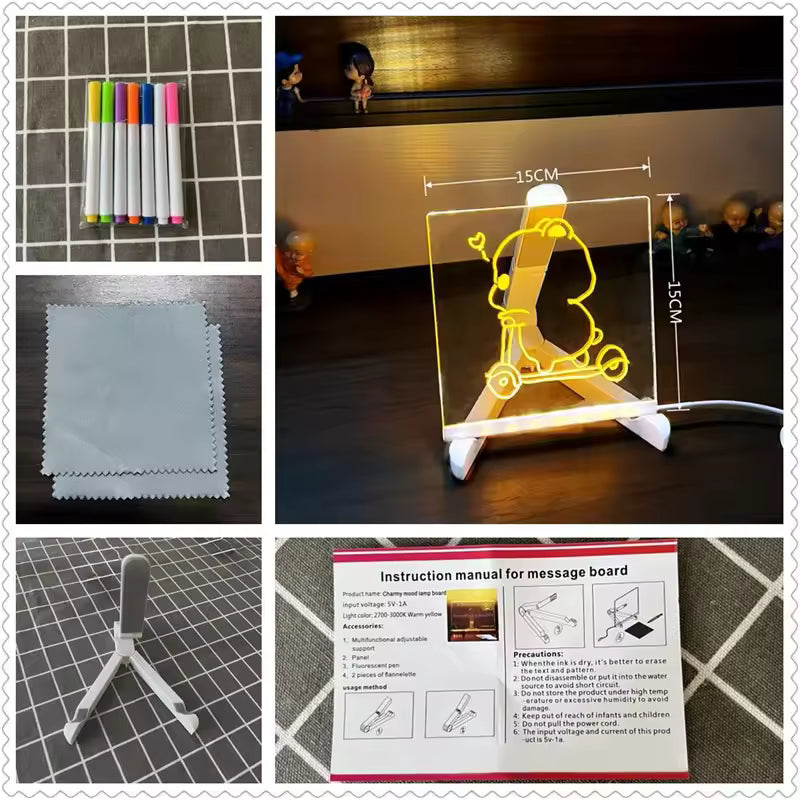 Luminous Acrylic Magic Board